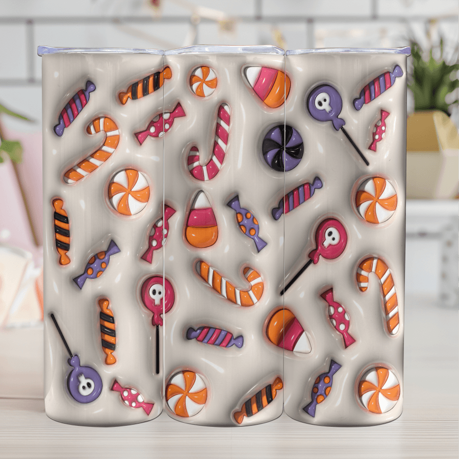 3D Halloween candy, Halloween