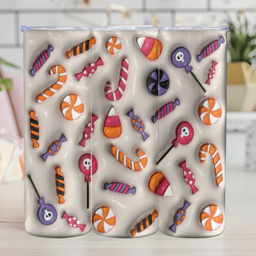 3D Halloween candy, Halloween