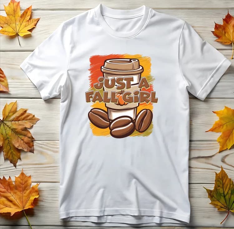 Just a fall girl, Autumn Ready-to-Press DTF Transfer