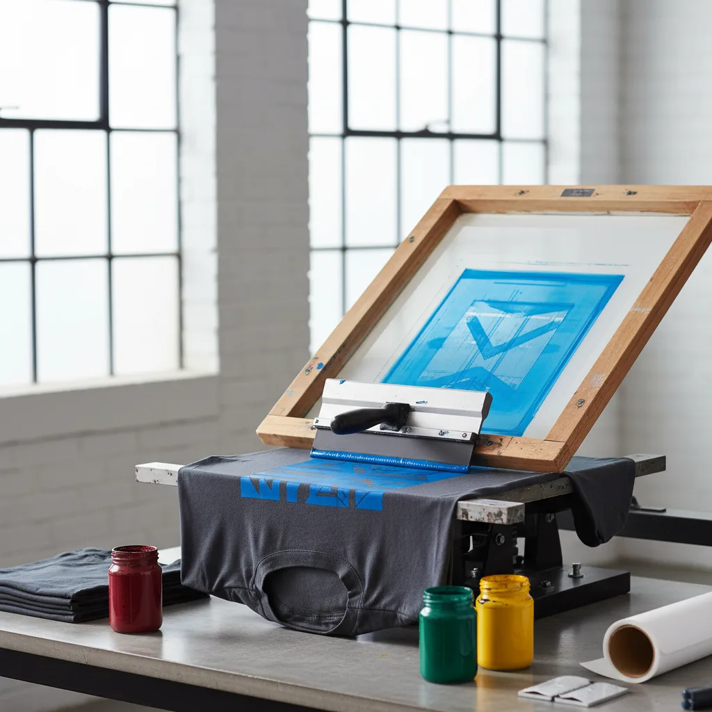DTF vs screen printing -- illustration