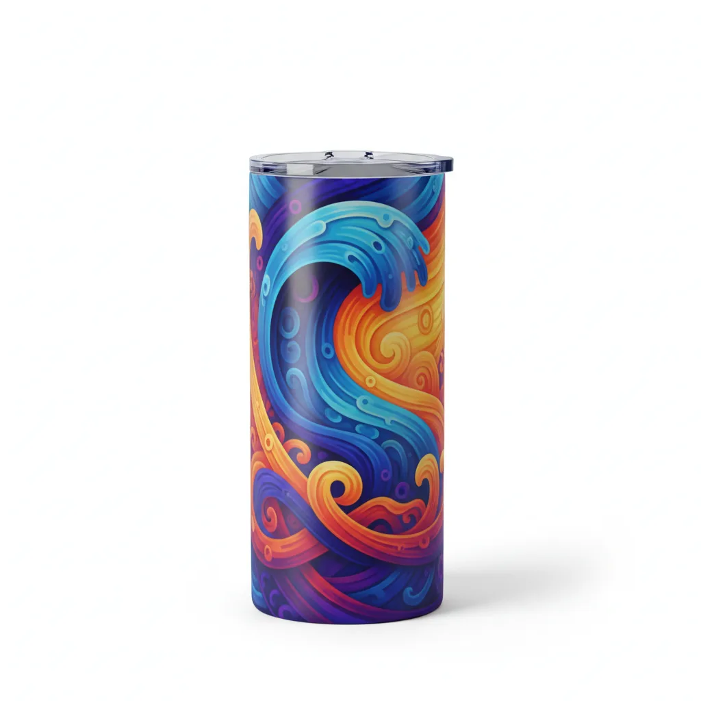 Sublimation tumbler guide -- illustration