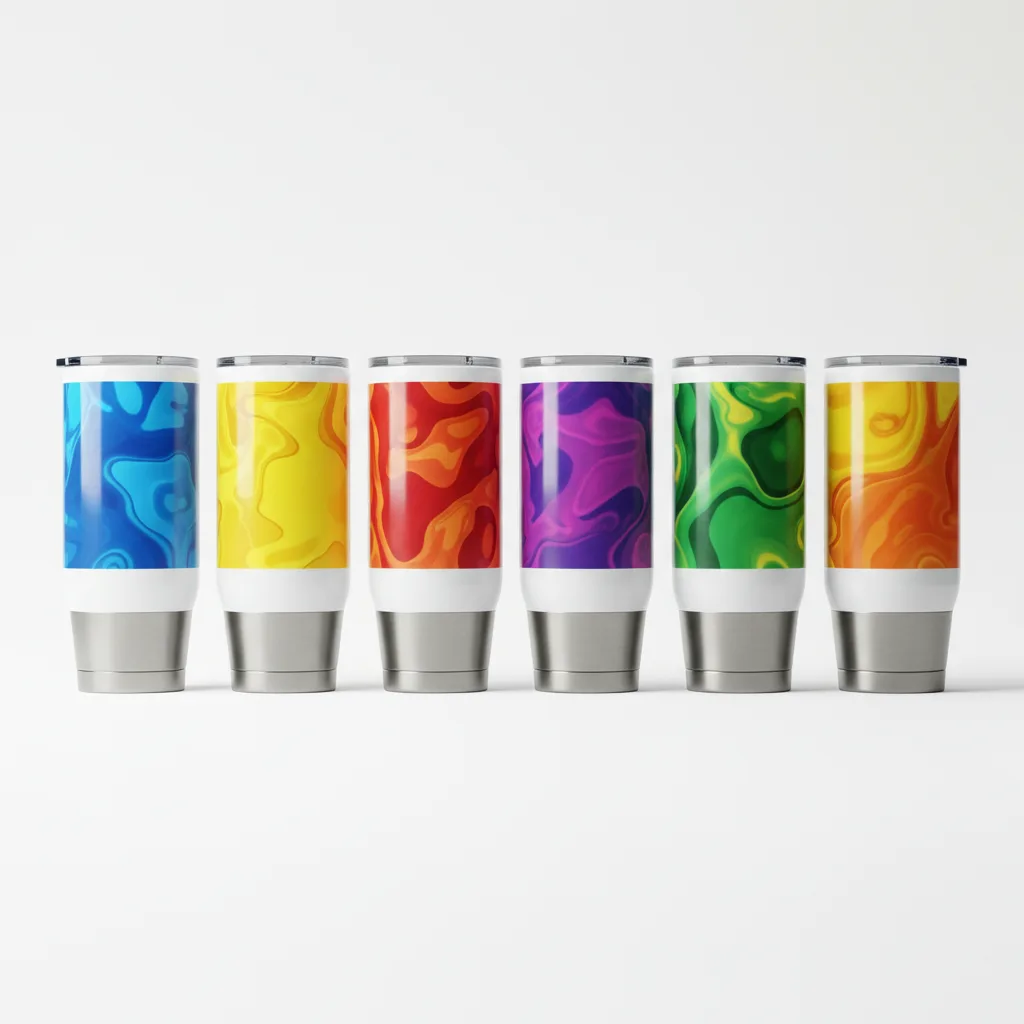 Sublimation tumbler guide